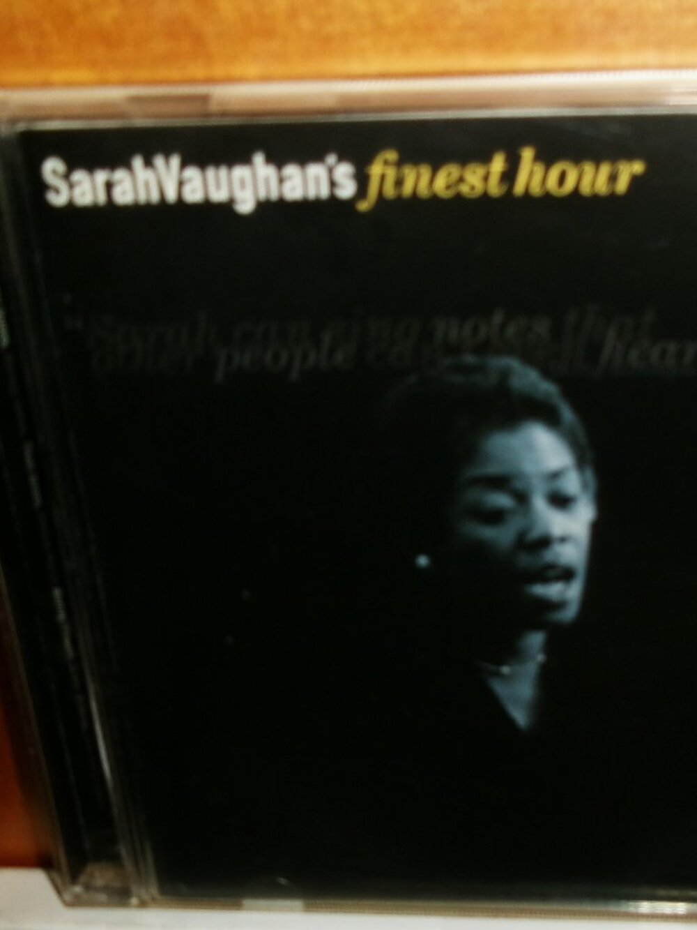 sarah vaughn finest hour mint 2000 cd - new jersey jazz legend misty roy hanyes